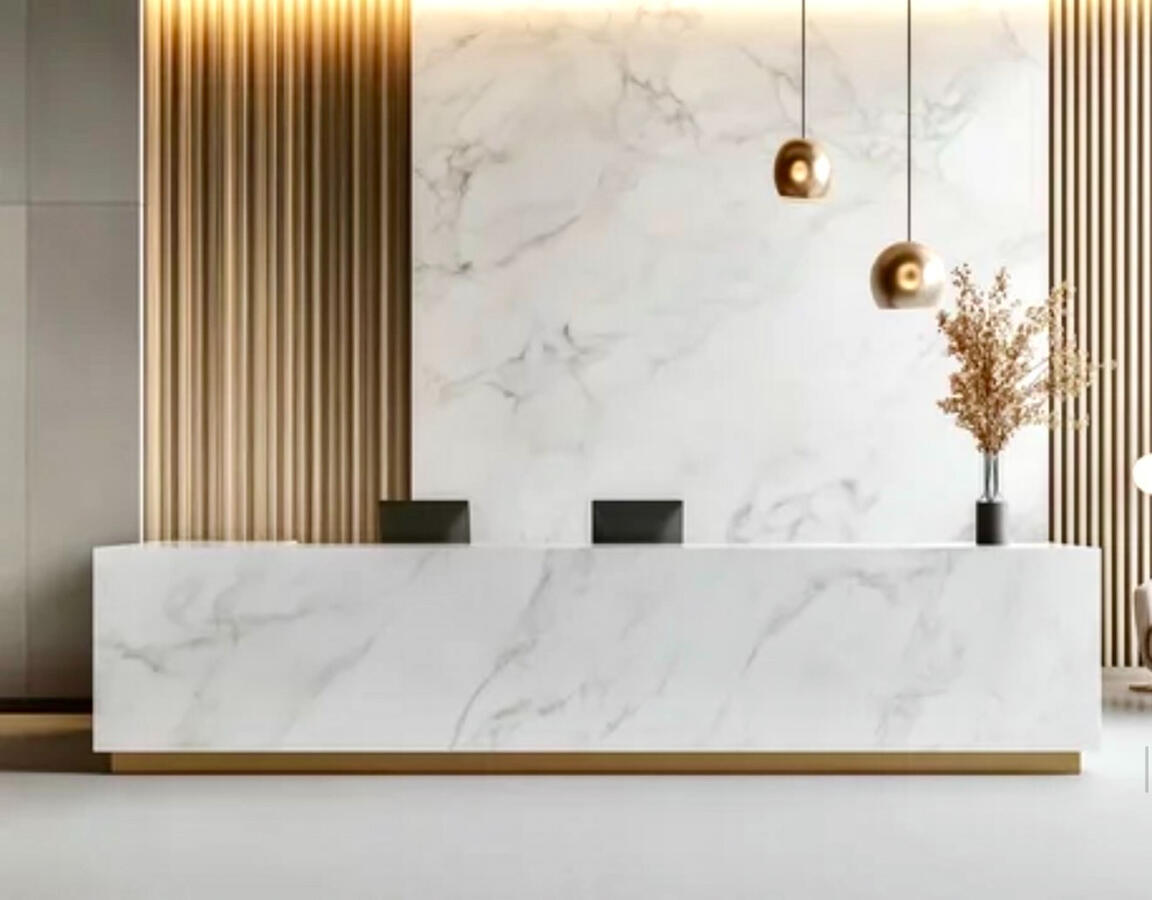 Hotel Lobby Front Desk Area
