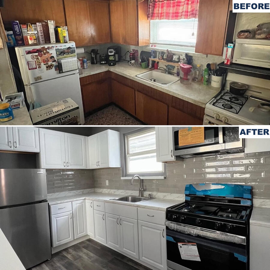 Kitchen - Before & After Kitchen - Before & After