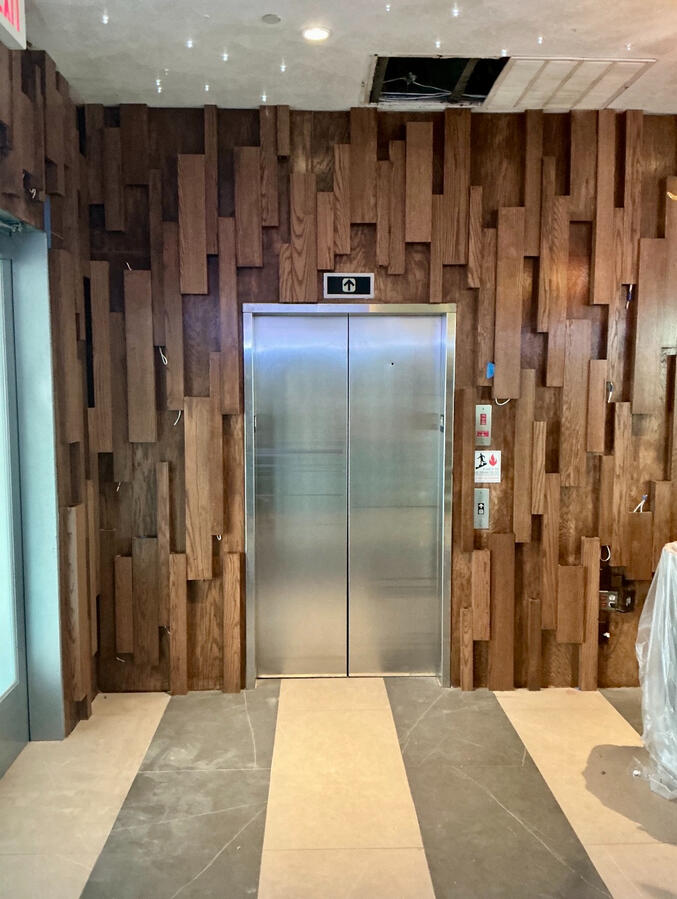 Elevator area at Waterside Restaurant & Catering Elevator area at Waterside Restaurant & Catering